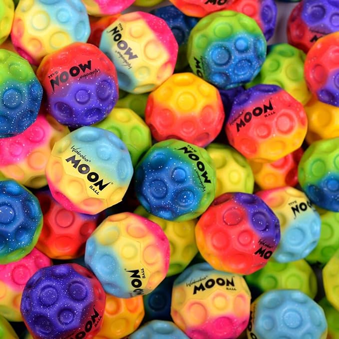 RAINBOW GRADIENT MOON BALLS